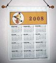 Greyhound Cloth Calendar - Click For Enlargement