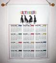 Tails of Love Cloth Calendar - Click For Enlargement