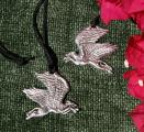 Winged Greyhound Pendant, stretched - Click For Enlargement