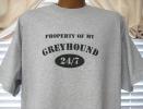 Property of My Greyhound T-shirt - Click For Enlargement
