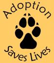 Adoption Saves Lives decal - Click For Enlargement